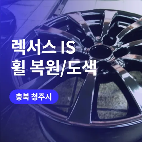 Lexus IS Wheel Repair & Refinishing Review — Glossy Black Restoration photo 1