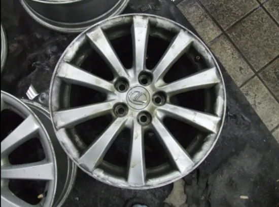 Lexus IS wheel repair - Lexus IS Wheel Repair & Refinishing Review — Glossy Black Restoration photo 6