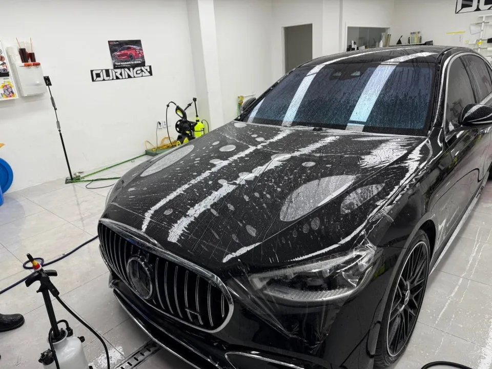 Mercedes-Benz S63 AMG PPF施工事例|韓国での実例 施工写真 2-3