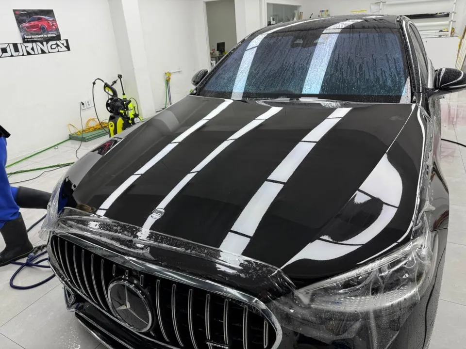 Mercedes-Benz S63 AMG PPF施工事例|韓国での実例 施工写真 3-3