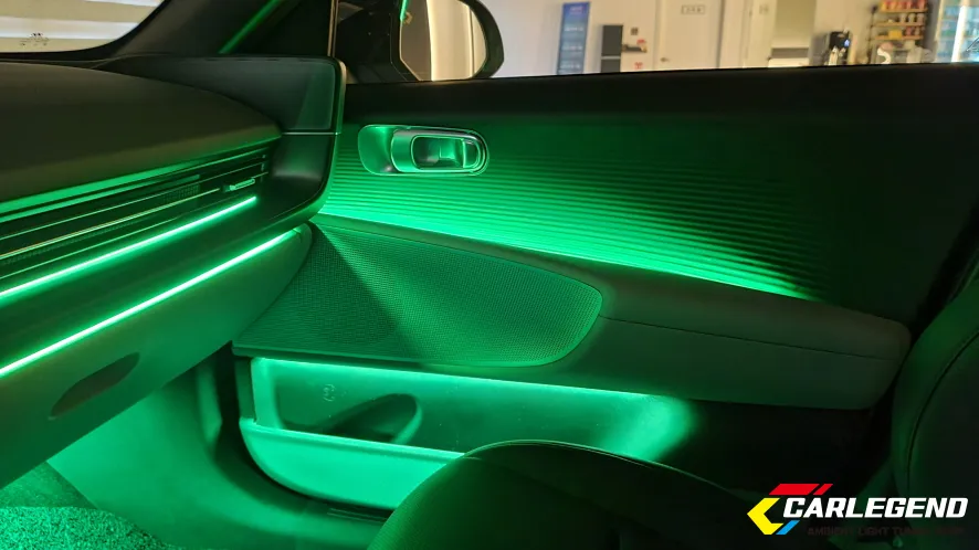 Hyundai IONIQ 6 ambient lighting - Hyundai IONIQ 6 Ambient Lighting Upgrade: Extended LED Mood Light photo 3