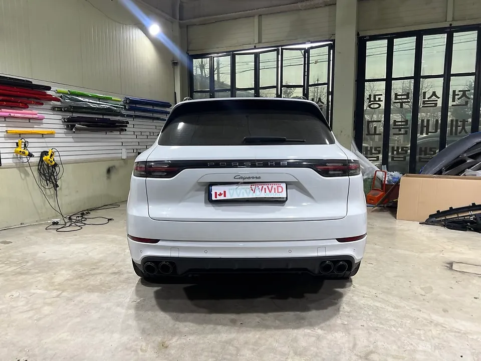Porsche Cayenne Vinyl Wrap Review: Satin White Color Change photo 2