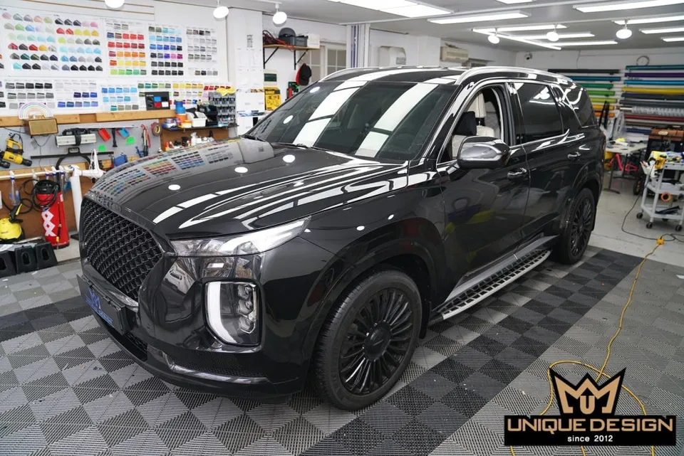 Hyundai Palisadeのガラスコーティング事例|費用目安・仕上がり 施工写真 2-1
