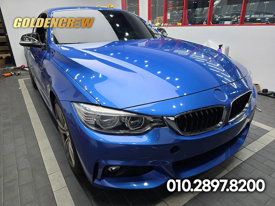 BMW 4シリーズ カブリオレのカーラッピング事例｜費用目安・仕上がり 施工写真 3-1