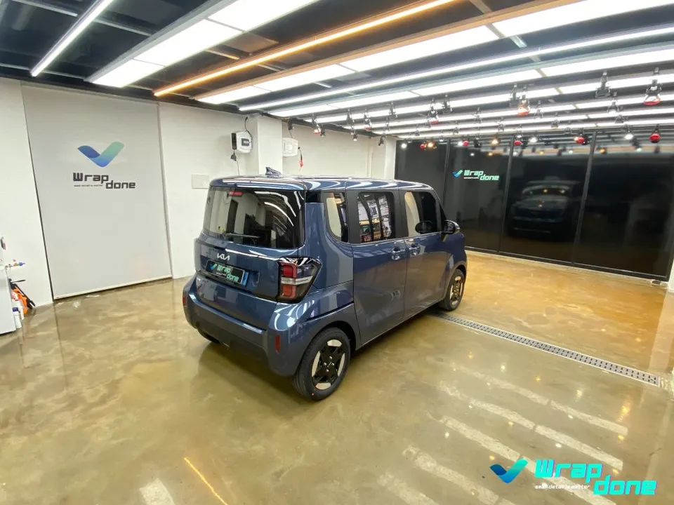 Kia Ray EVのカーラッピング事例｜費用目安・仕上がり 施工写真 2-1