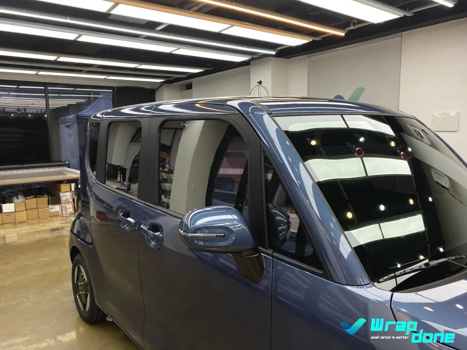 Kia Ray EVのカーラッピング事例｜費用目安・仕上がり 施工写真 3-1
