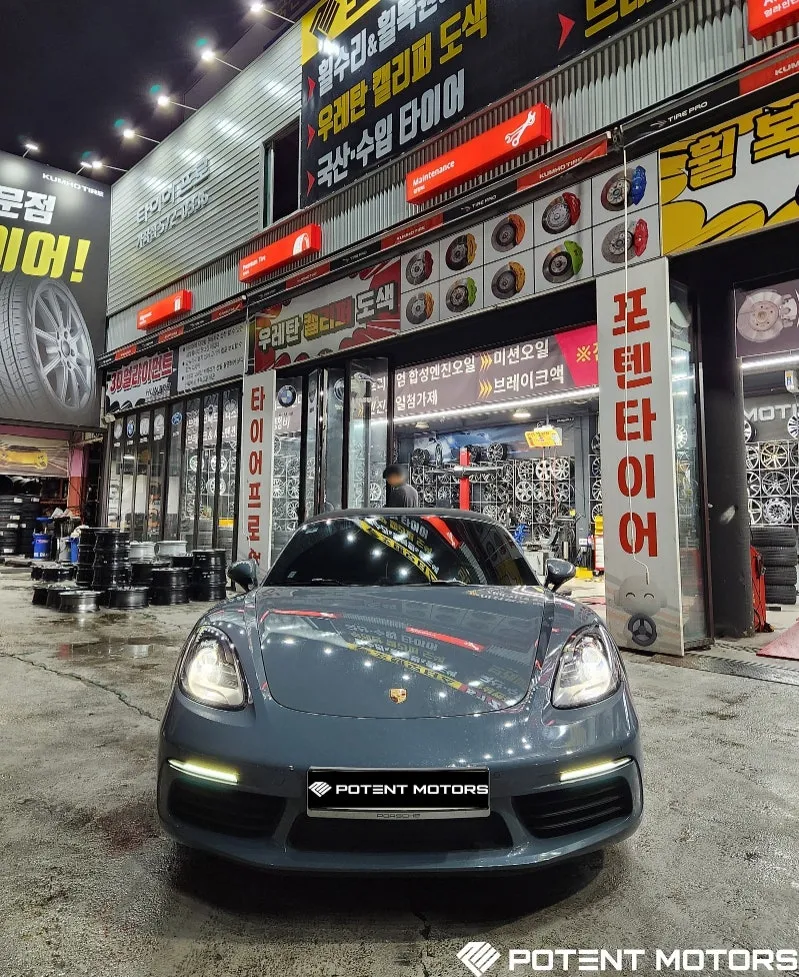 Porsche Boxsterのホイールリペア・塗装事例 施工写真 4-2