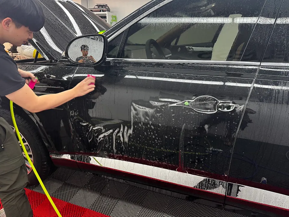 Genesis GV80 PPF施工事例｜韓国での実例紹介 施工写真 3-1