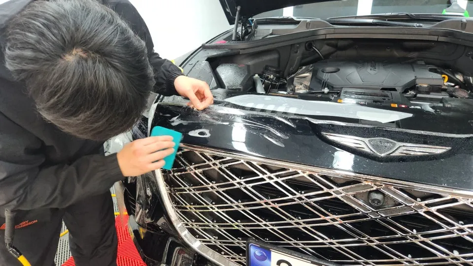 Genesis GV80 PPF施工事例｜韓国での実例紹介 施工写真 3-2