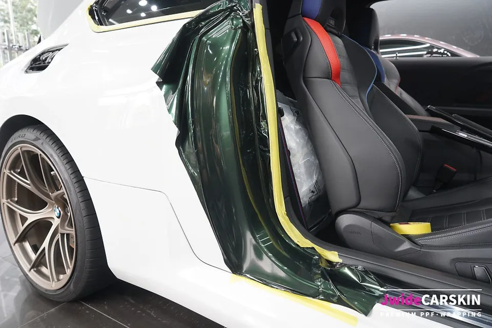 BMW M2 G87 vinyl wrap - BMW M2 G87 Vinyl Wrap Review — Midnight Green Transformation photo 3