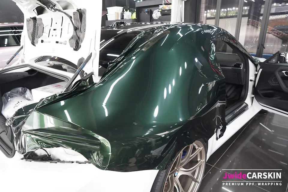 BMW M2 G87 vinyl wrap - BMW M2 G87 Vinyl Wrap Review — Midnight Green Transformation photo 4