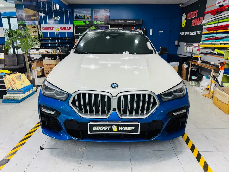 BMW X6のカーラッピング事例|費用目安・仕上がり 施工写真 1-1