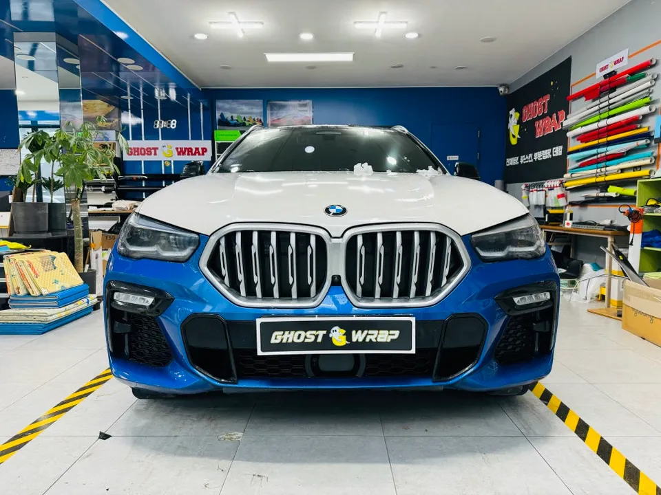 BMW X6のカーラッピング事例|費用目安・仕上がり 施工写真 1-2