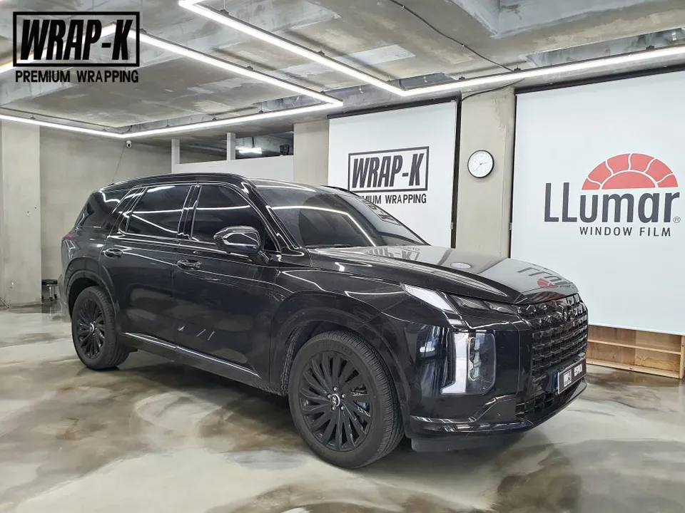 Hyundai Palisadeのカーラッピング事例|費用目安・仕上がり 施工写真 1-3