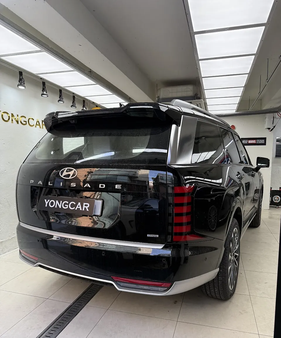 Hyundai Palisade vinyl wrap - Hyundai Palisade Vinyl Wrap Review: All-Black Transformation photo 3