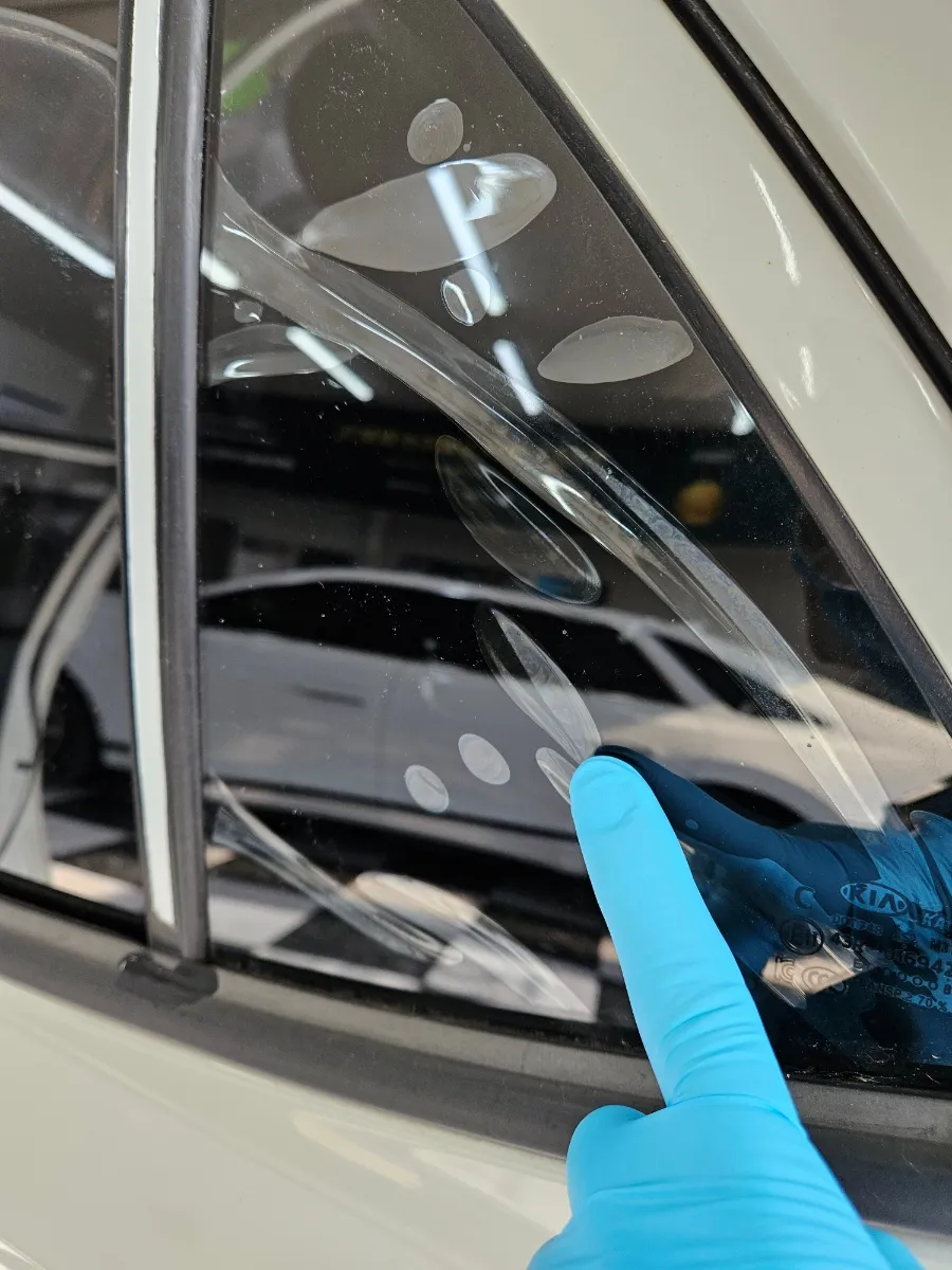 Kia Morning Window Tinting Re-application Review — Improved Safet photo 4