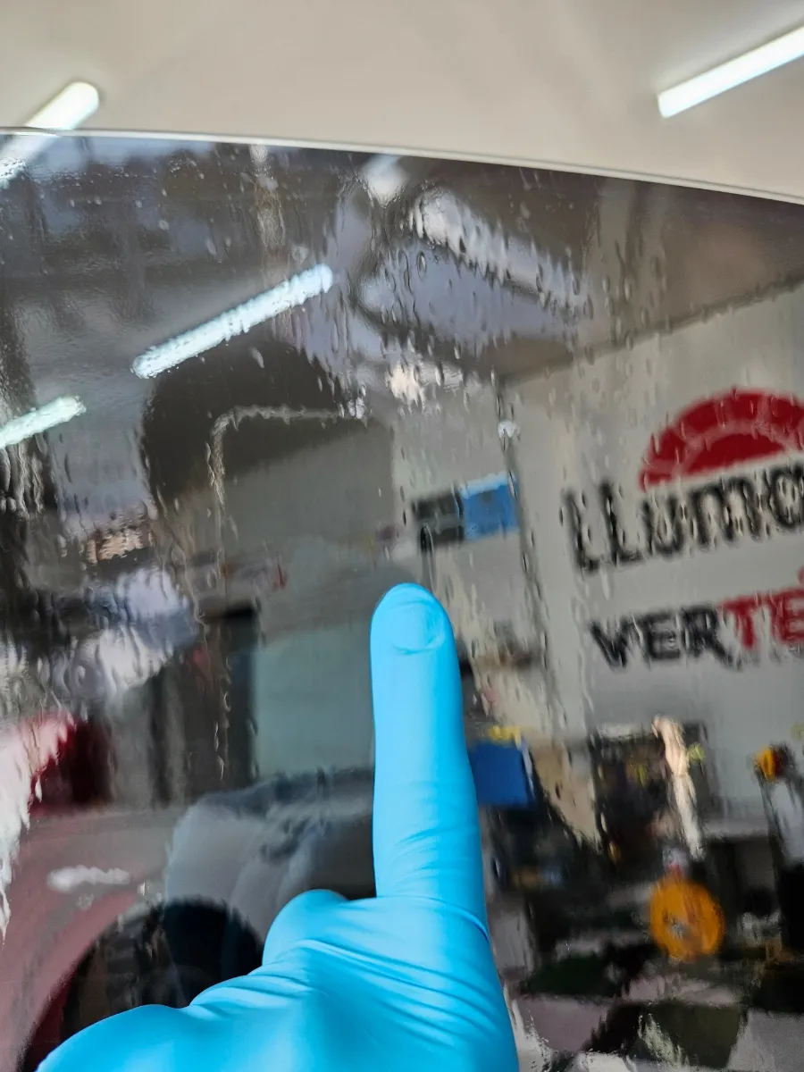 Kia Morning window tinting - Kia Morning Window Tinting Re-application Review — Improved Safet photo 5