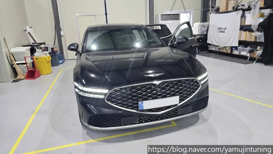 Genesis G90 ambient lighting installation result