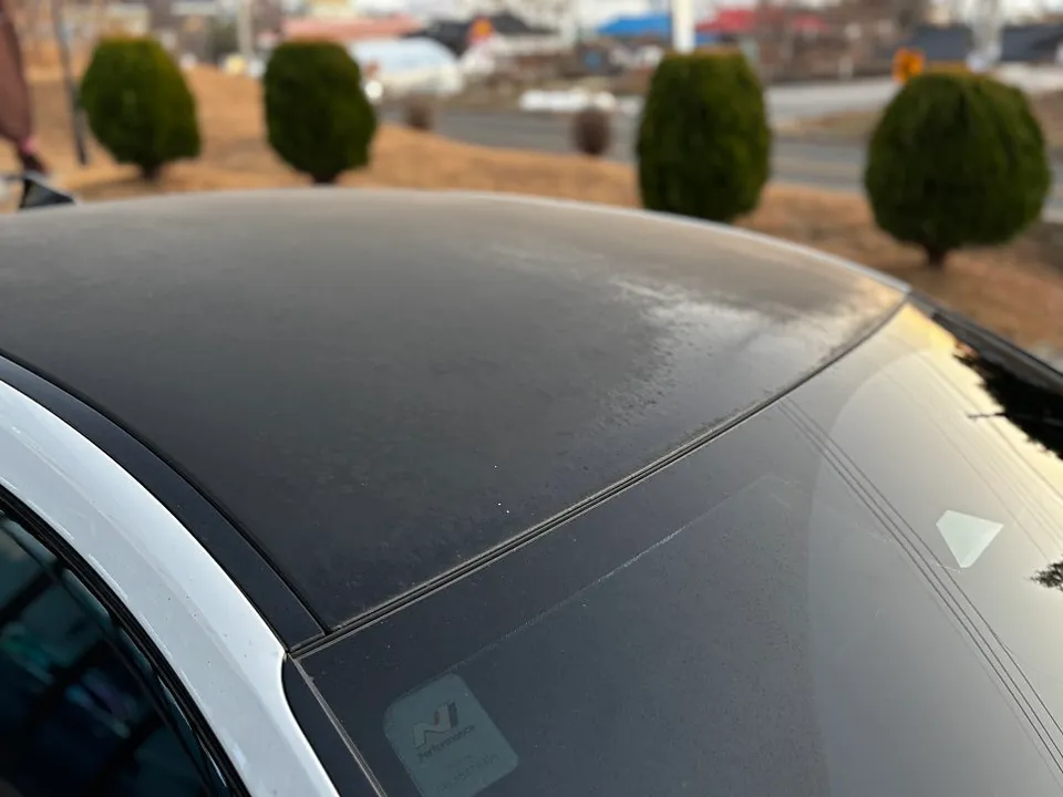Hyundai Elantra Nのカーラッピング事例|費用目安・仕上がり 施工写真 2-1