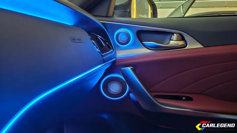 Kia Stinger ambient lighting - Kia Stinger Ambient Lighting Review: Enhanced Interior Mood photo 4