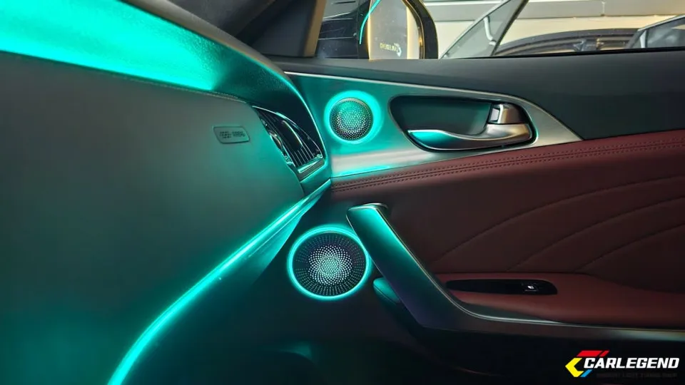 Kia Stinger ambient lighting - Kia Stinger Ambient Lighting Review: Enhanced Interior Mood photo 5
