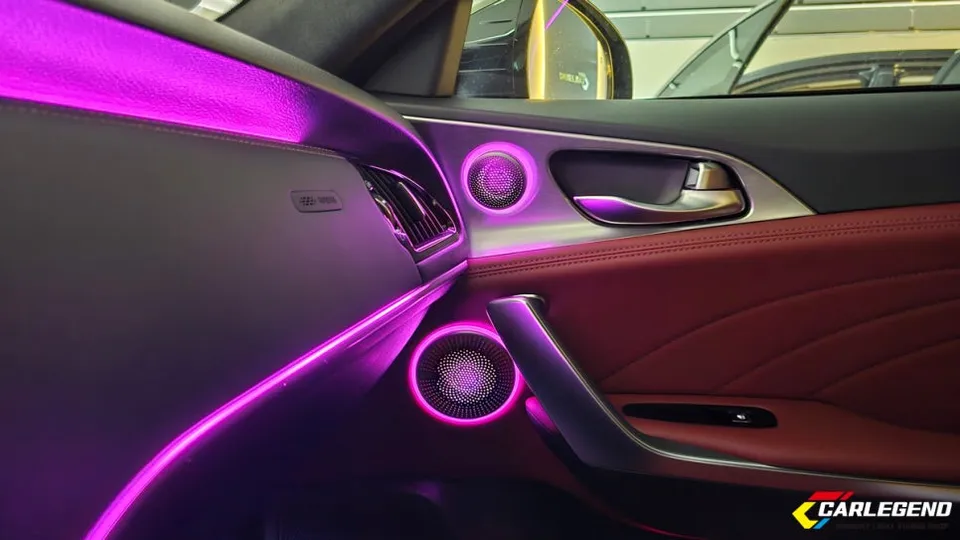 Kia Stinger ambient lighting - Kia Stinger Ambient Lighting Review: Enhanced Interior Mood photo 6