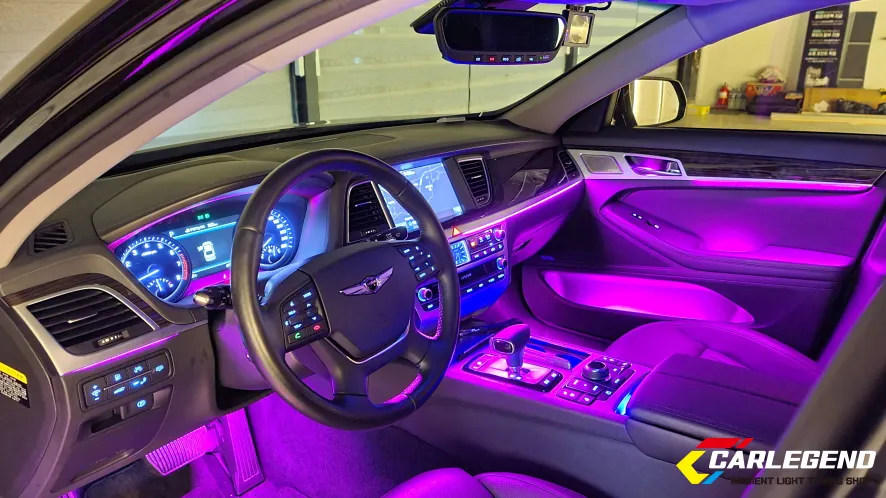 Genesis G80 ambient lighting - Genesis G80 Ambient Lighting Review: Full Option Upgrade photo 3