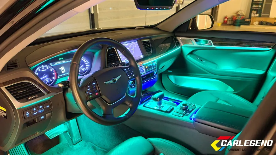 Genesis G80 ambient lighting - Genesis G80 Ambient Lighting Review: Full Option Upgrade photo 4