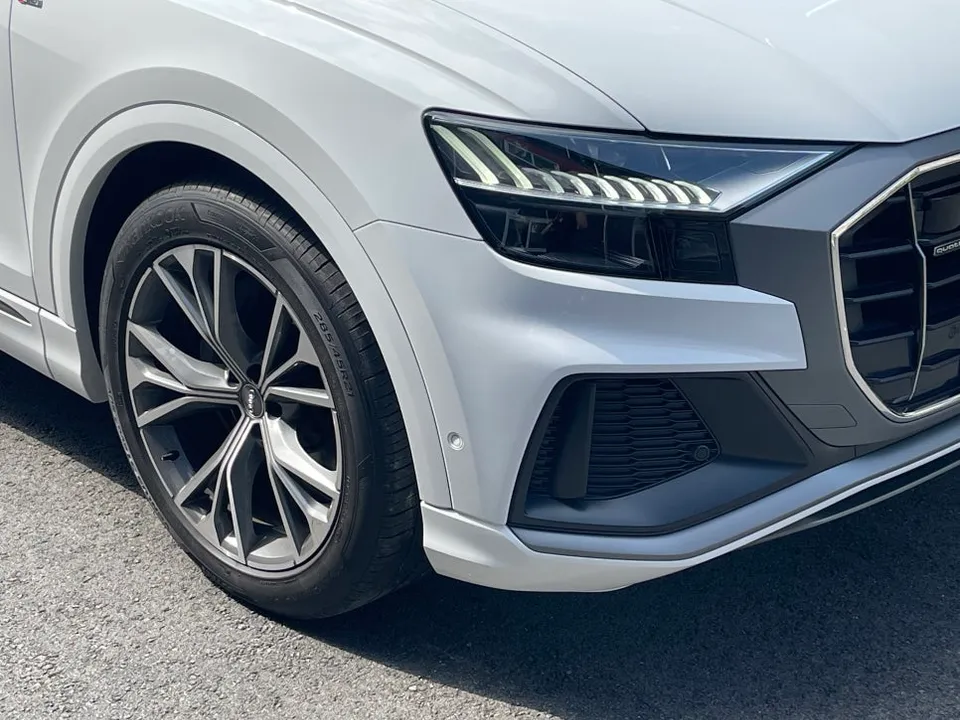 Audi Q8 wheel repair - Audi Q8 Wheel Repair Review — Gloss Black Powder Coating photo 4