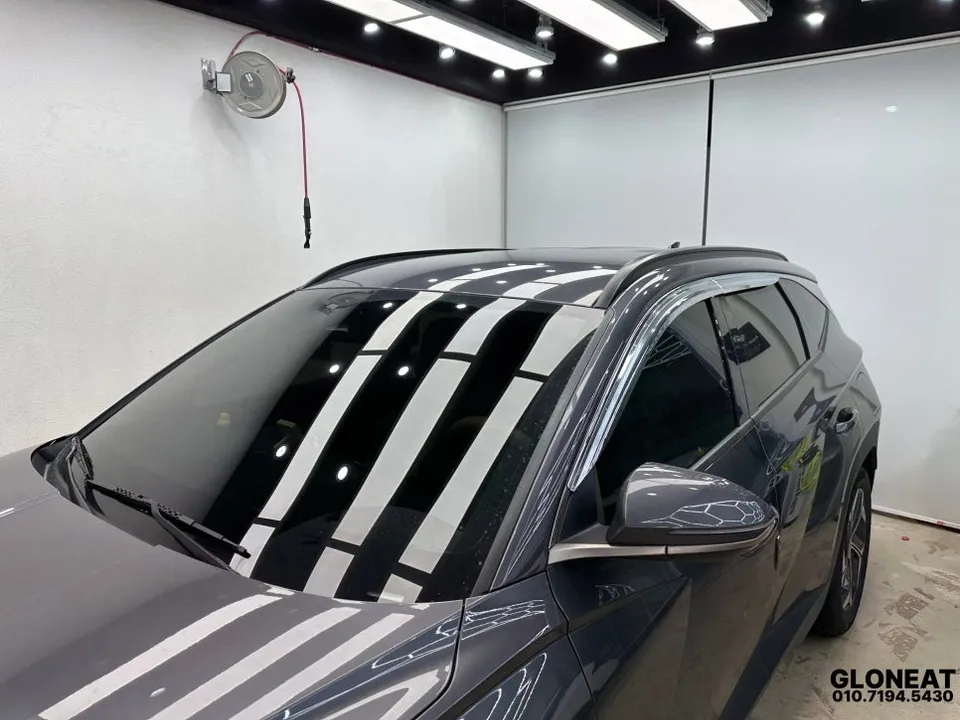 Hyundai Tucson NX4のカーフィルム施工事例｜費用目安・仕上がり 施工写真 2-1