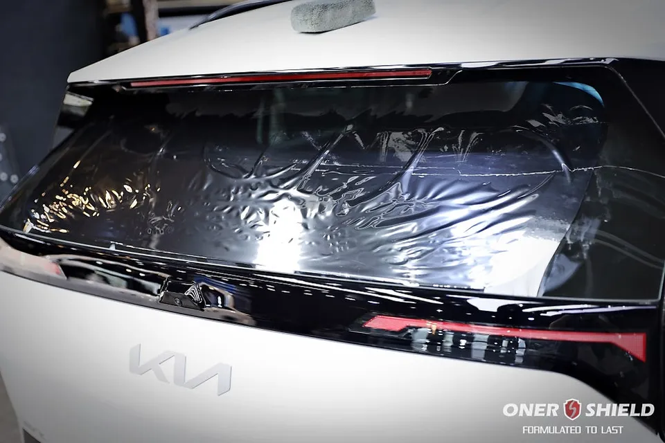Kia EV3 window tinting - Kia EV3 Window Tinting Review: Glasstint Sunset for Heat Rejectio photo 4