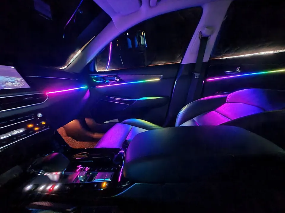 Kia K7 Premier ambient lighting - Kia K7 Premier Ambient Lighting Review: Enhanced Interior LED Moo photo 5