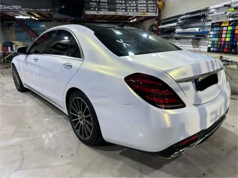 メルセデス・ベンツ Sクラス W222のカーラッピング事例|費用目安・仕上がり 施工写真 3-2