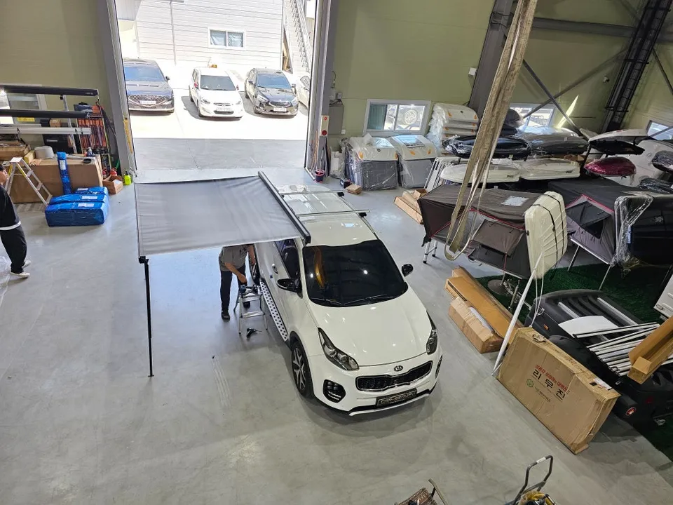 Kia Sportage ambient lighting installation result