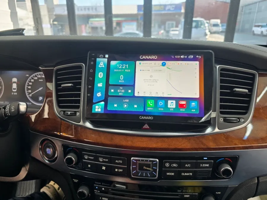 Hyundai Equus android head unit - Hyundai Equus CarPlay Retrofit Installation Review — Cost photo 4
