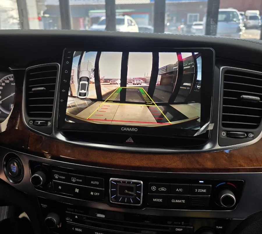 Hyundai EquusのAndroid Auto・CarPlay取付事例 施工写真 3-2