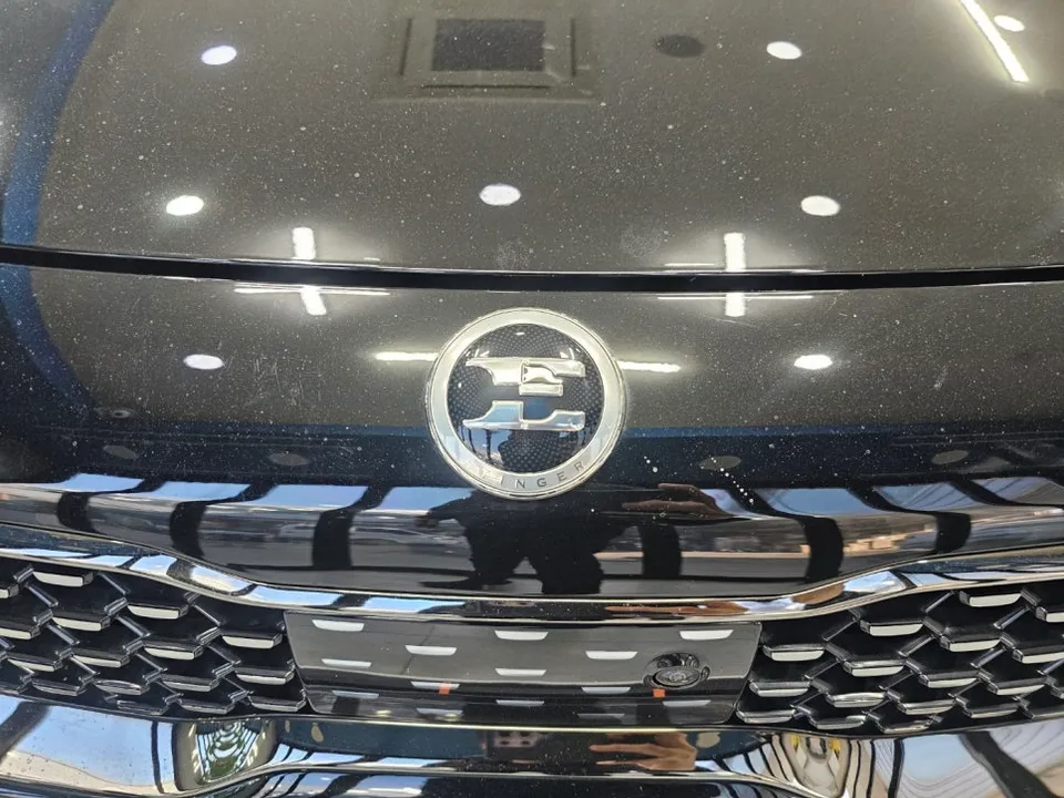 Kia Stinger PPF施工事例｜エンブレム・ヘッドライト保護 施工写真 4-1