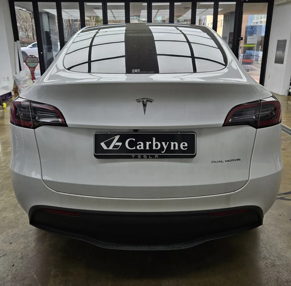 Tesla Model Y Vinyl Wrap Review: Matte Satin Black Transformation photo 2