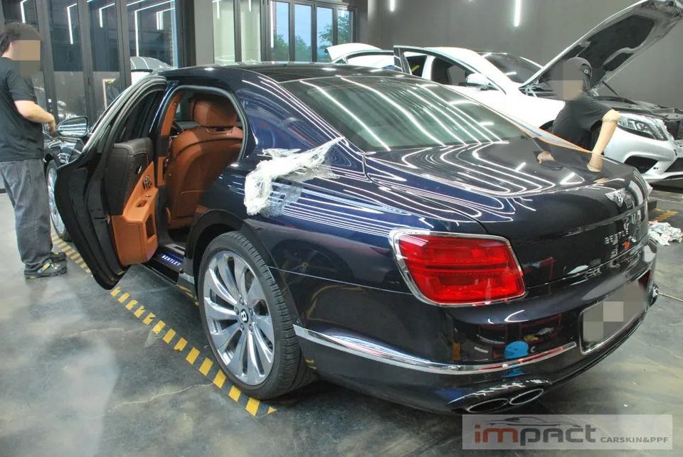 Bentley Flying Spur PPF施工事例|費用目安と仕上がり 施工写真 1-2