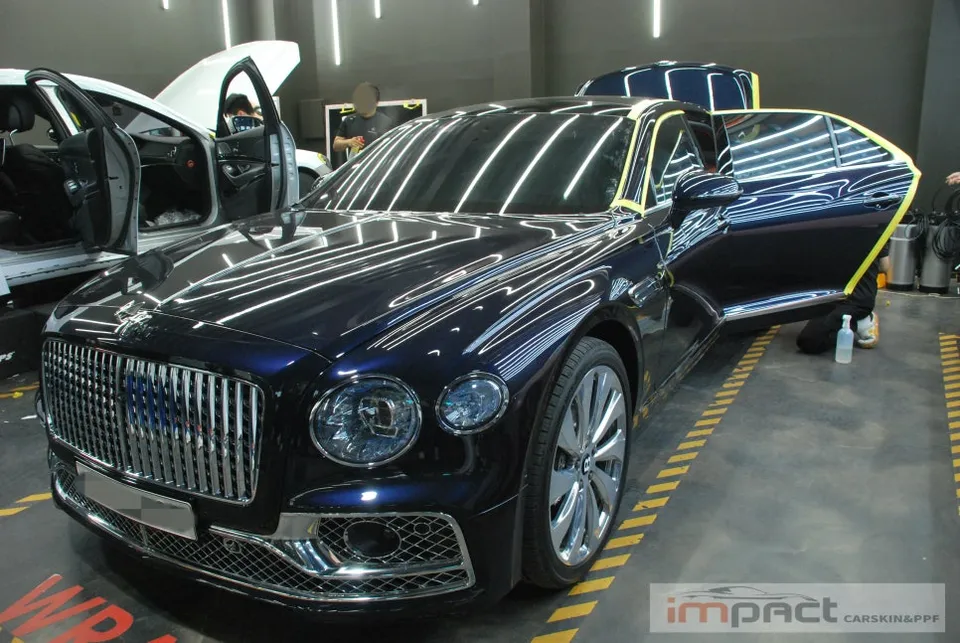 Bentley Flying Spur PPF施工事例|費用目安と仕上がり 施工写真 1-3