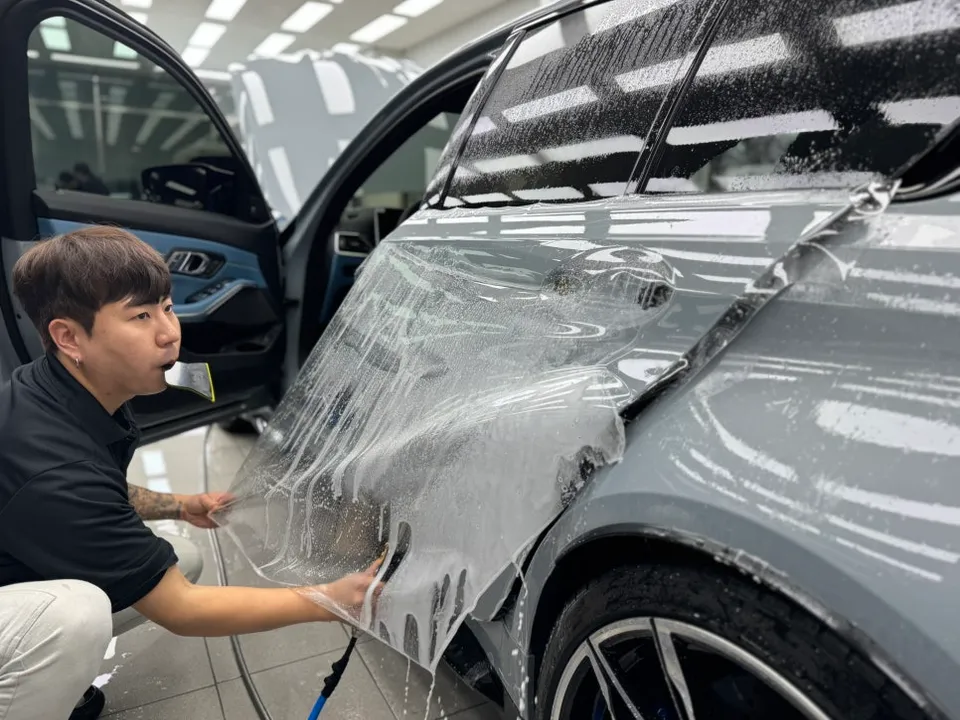 BMW M3 PPF施工事例|費用目安と仕上がり 施工写真 3-1