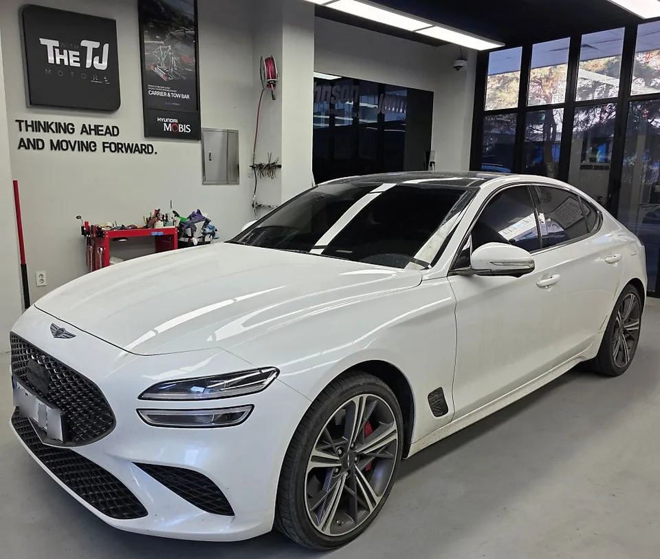 Genesis G70 interior customization installation result