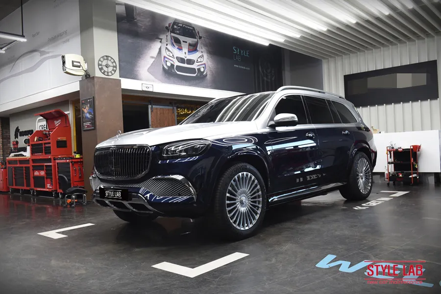 Mercedes-Benz GLSのカーラッピング事例|費用目安・仕上がり 施工写真 3-1