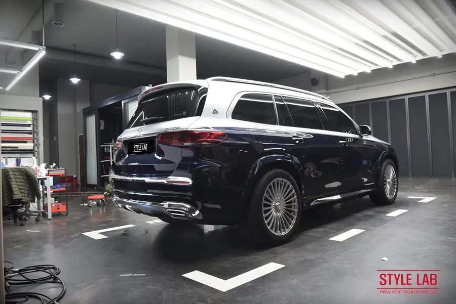Mercedes-Benz GLSのカーラッピング事例|費用目安・仕上がり 施工写真 2-2