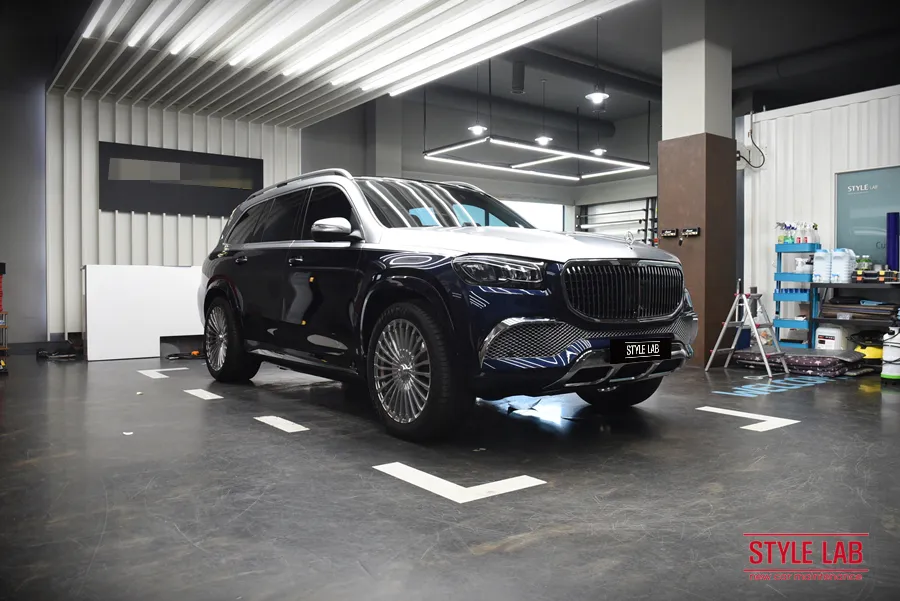Mercedes-Benz GLSのカーラッピング事例|費用目安・仕上がり 施工写真 3-2