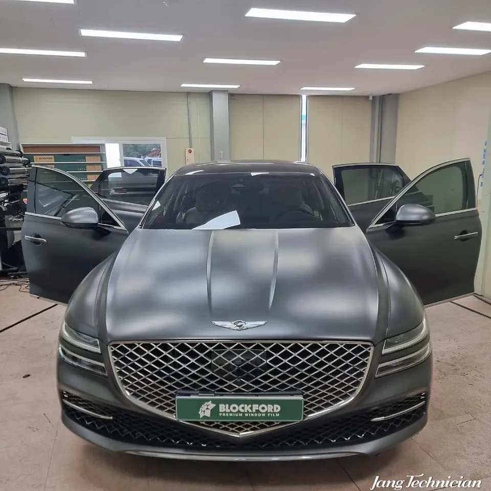 Genesis G80 window tinting - Genesis G80 Window Tinting Review: Blakoddy Biots Film photo 3