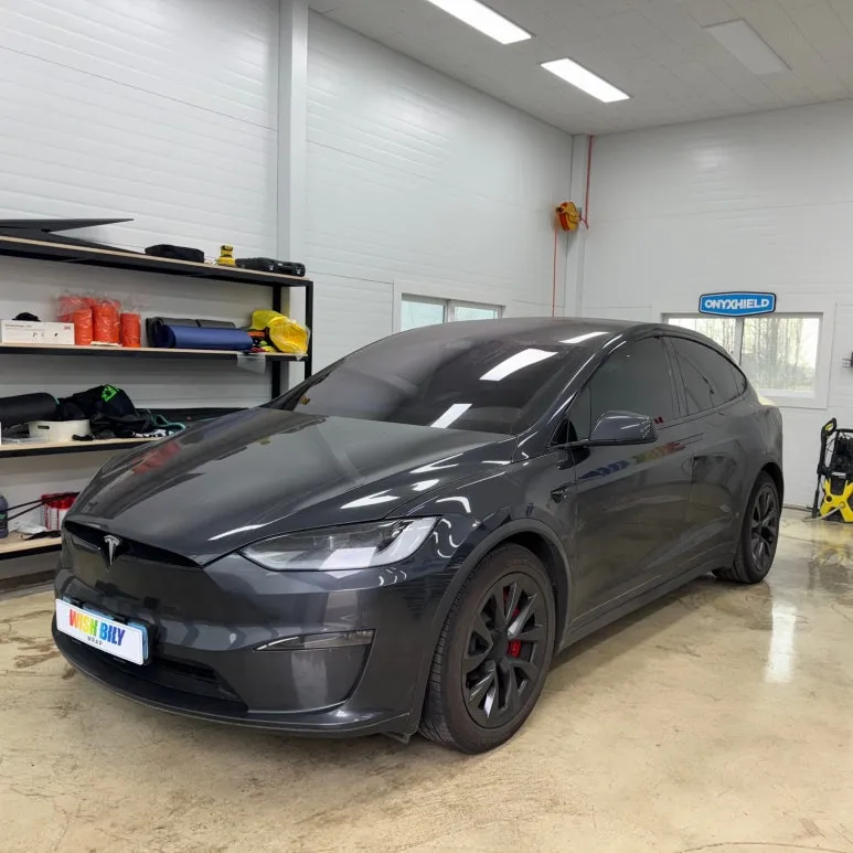 Tesla Model X wrap ppf package - Tesla Model X Vinyl Wrap PPF Combo Review — Stunning Matte Finish photo 5