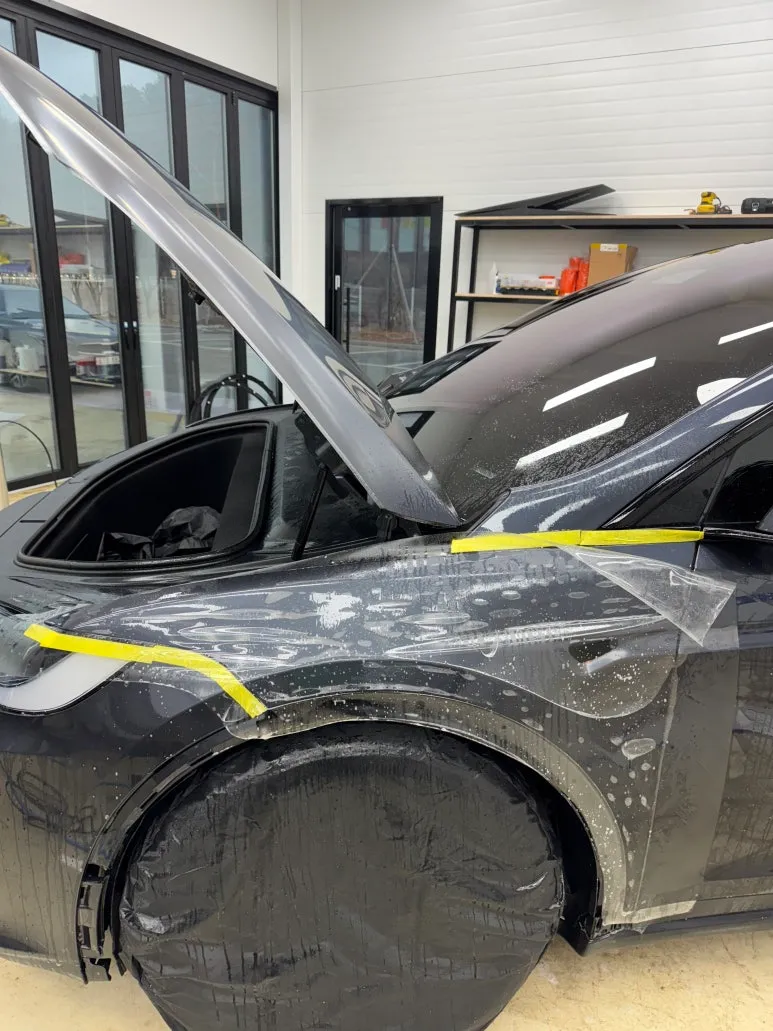 Tesla Model X wrap ppf package - Tesla Model X Vinyl Wrap PPF Combo Review — Stunning Matte Finish photo 7
