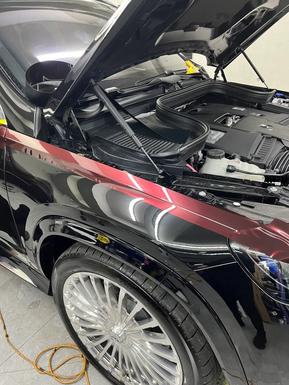 Mercedes-Benz GLS Maybach vinyl wrap - Mercedes-Benz GLS Maybach Vinyl Wrap Review photo 6