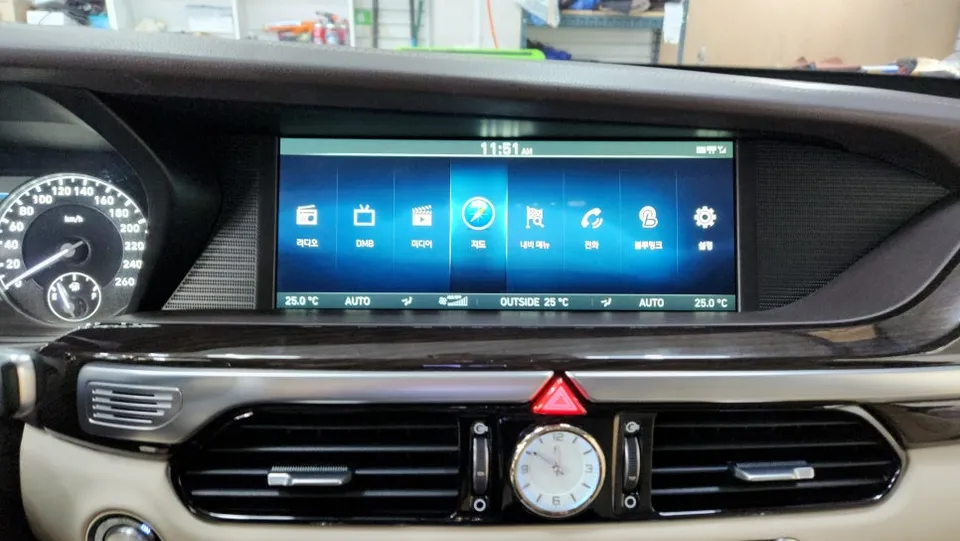 Genesis EQ900 android head unit installation result